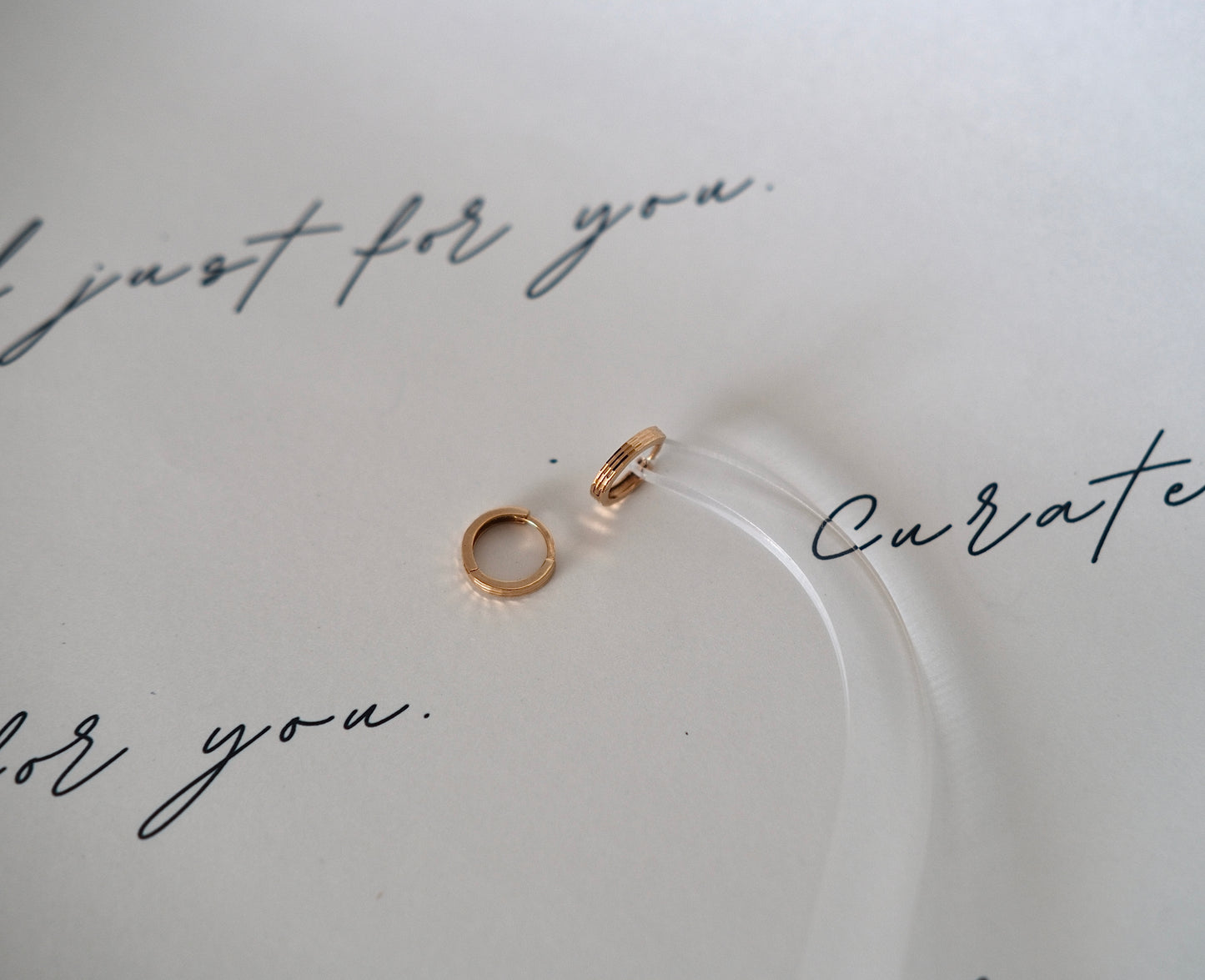 Textured Huggie Earrings