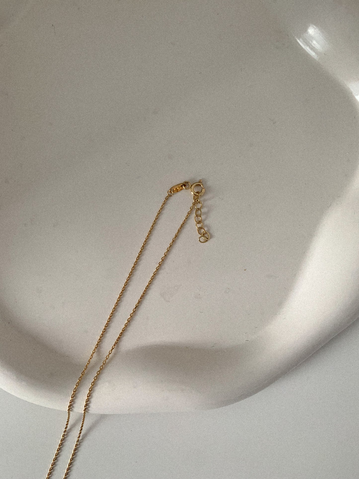 S Initial Necklace